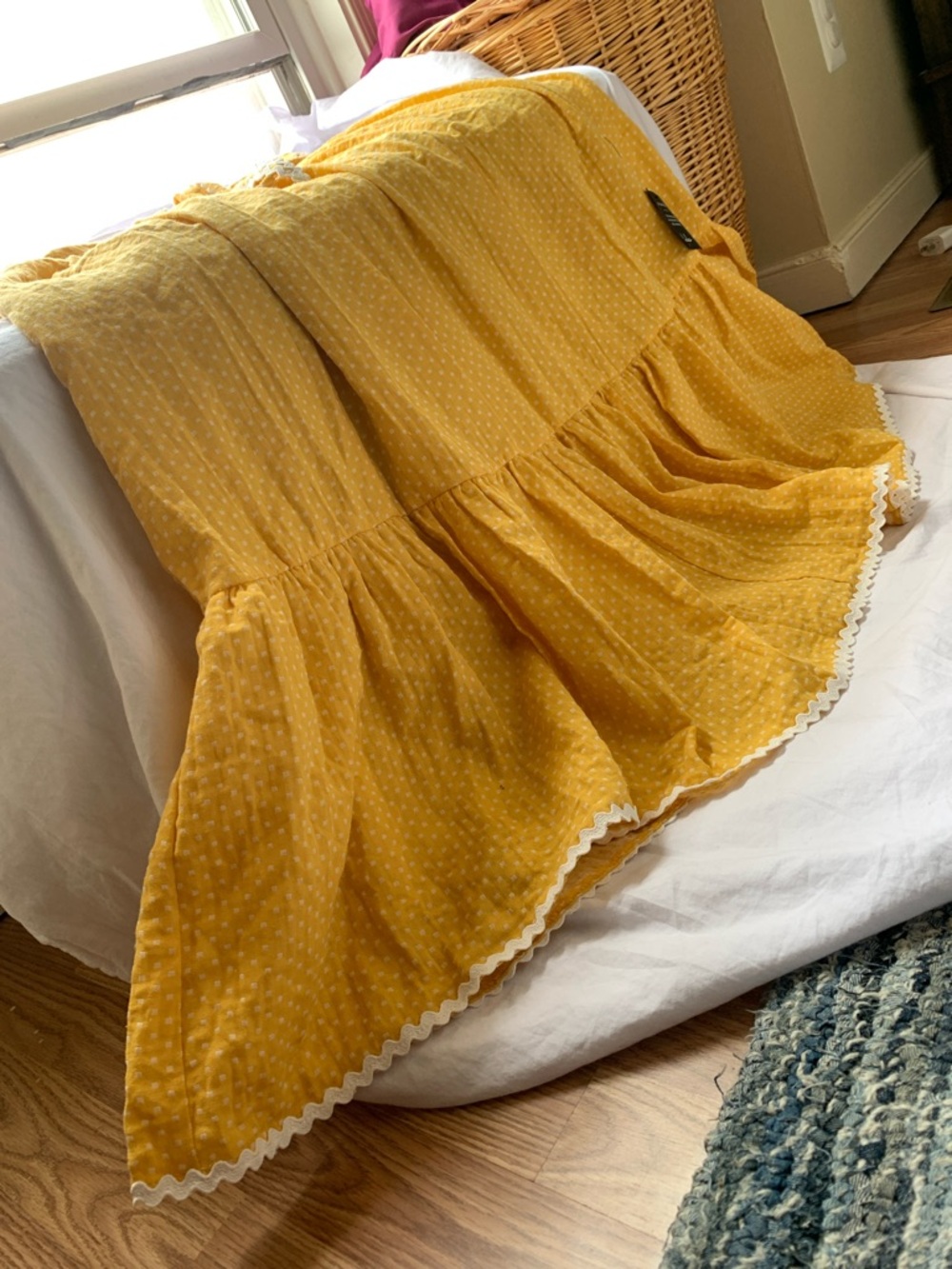 Delightful Design Yellow Polka Dot Midi Dress With Pockets
Lulus. - Picture 7 of 16